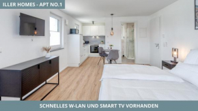 Iller Homes - 5 moderne Fewo je 1bis2 oder 1bis4 Pers mit Küche u Balkon - Parkplätze vorhanden
